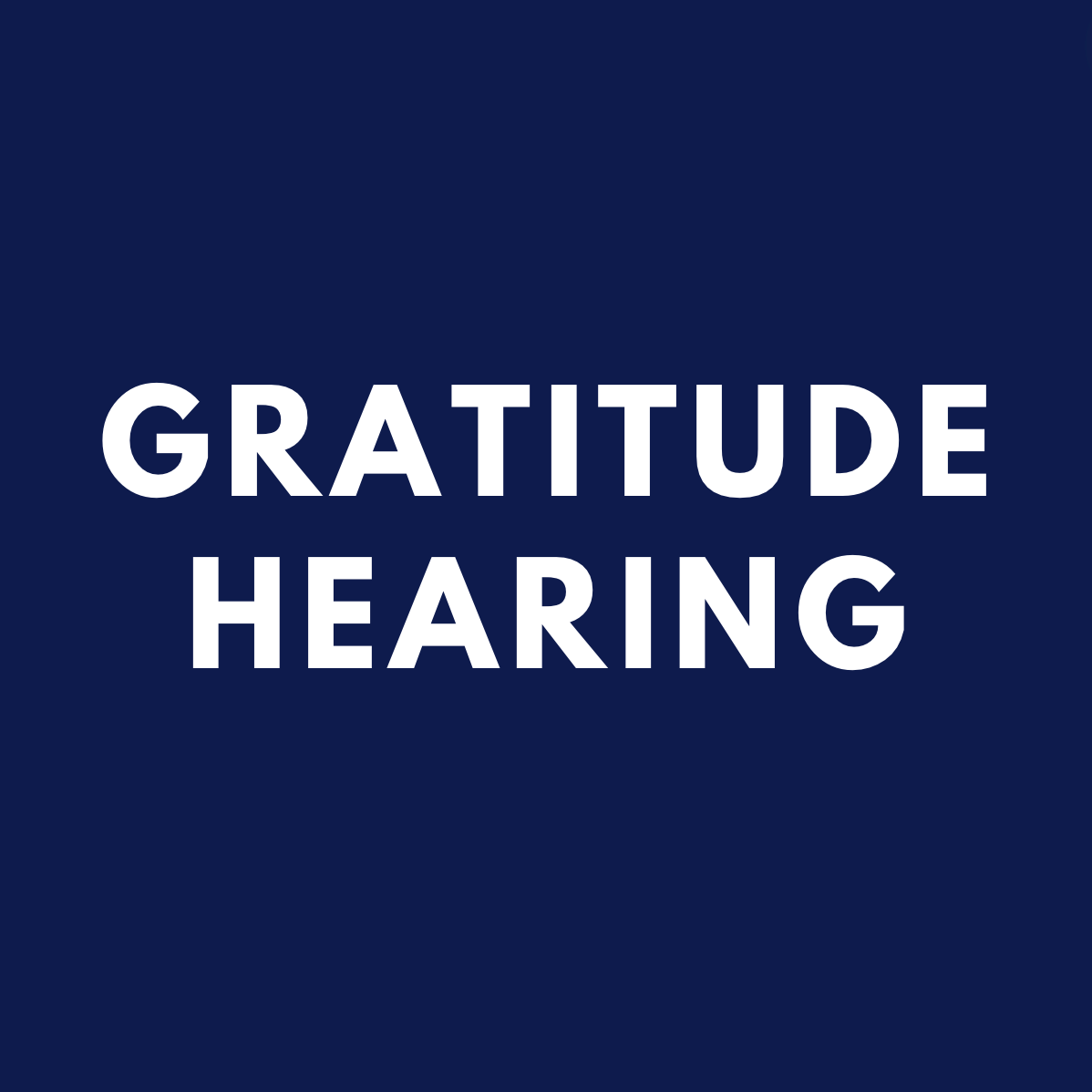 Video Testimonial Agreement – Gratitude Hearing